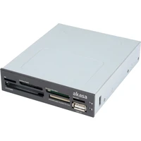 Akasa int. USB 2.0 interní čtečka karet + USB 2.0 - Čtečky paměťových karet