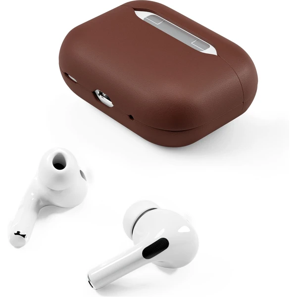 Epico kožený kryt pro Airpods Pro 2 hnědý - Pouzdra - Obrázek E7C9000K01