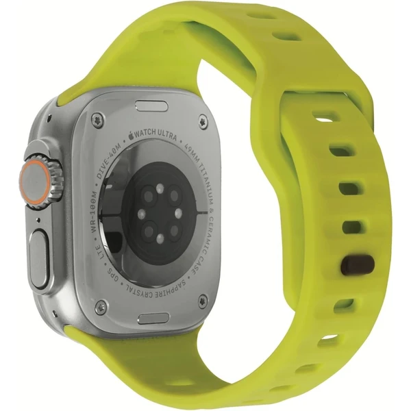 Mobile Origin Strap silikonový řemínek pro Apple Watch 49/45/44/42mm zelený - Řemínky - Obrázek E7L2000L01