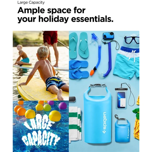 Spigen Aqua Shield WaterProof Dry Bag 20L + 2L A630 modrý - Pouzdra - Obrázek E7N5000701