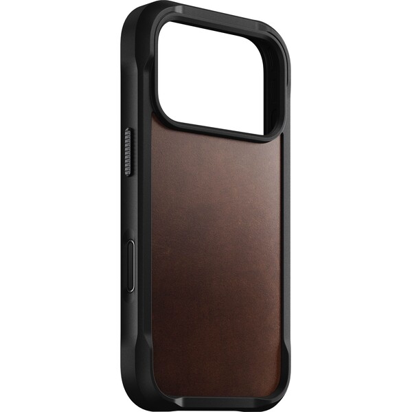 Nomad Rugged Leather Case (Horween) MagSafe kožený kryt iPhone 17 Pro Rustic Brown