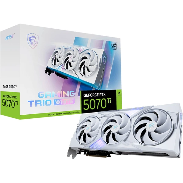MSI NVIDIA GeForce RTX 5070 Ti TRIO OC WHITE - Grafické karty - Obrázek E7RI000K01