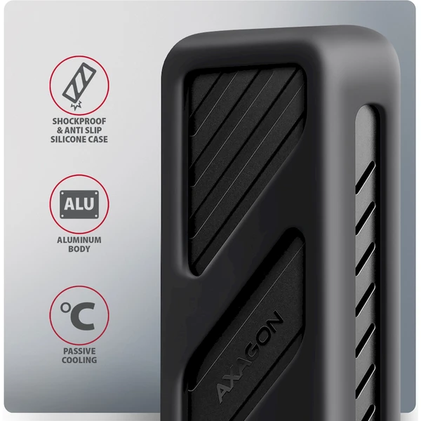 AXAGON EEM2-20G externí SSD disk černý - Externí boxy - Obrázek E84D000L01