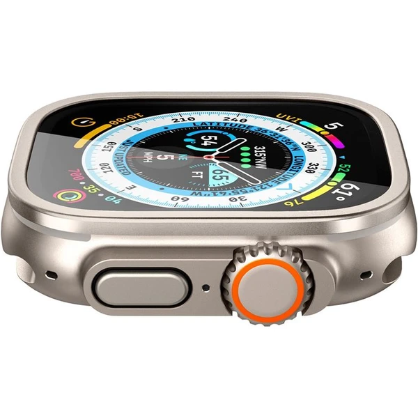 Spigen Glass tR Slim Pro 1 Pack tvrzené sklo Apple Watch Ultra 2/Ultra 49mm šedé - Ochranné folie a skla - Obrázek E8JA000601