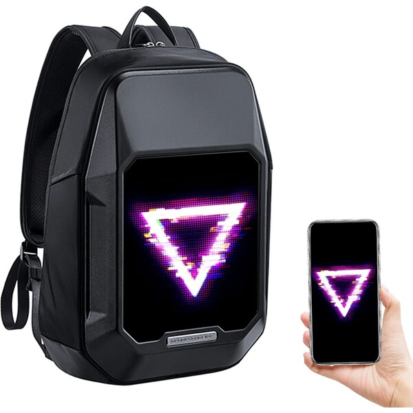 Divoom Cyberbag Pixel Art LED batoh černý Černá