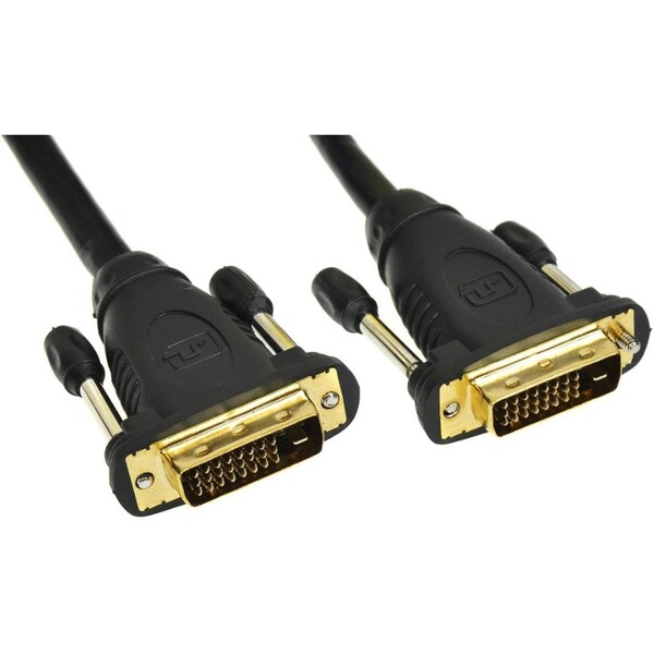 PremiumCord DVI-D/DVI-D kabel 2K 1m černý