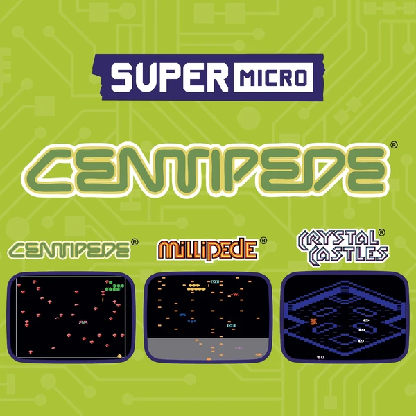 Evercade Super Micro Centipede Keychain Gamer - Retro konzole - Obrázek E95K000K01