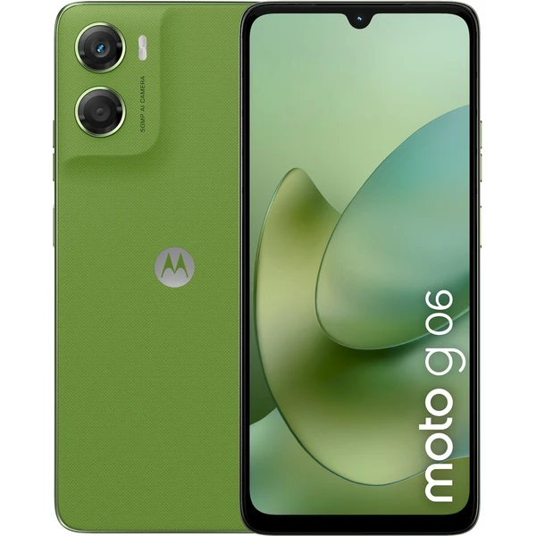 Motorola Moto G06 4/64GB DS GSM PANTONE zelený - Mobilní telefony - Obrázek E9II000K01