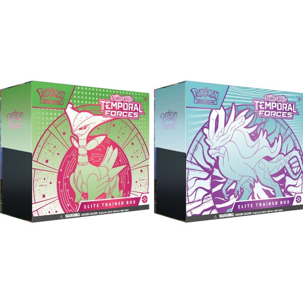 Pokémon tcg: sv05 temporal forces - elite trainer box - flutter mane