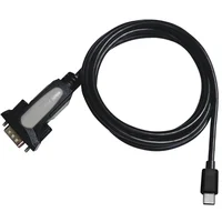 PremiumCord USB-C/COM (DE-9) kabel 1,8m černý - Kabely a redukce