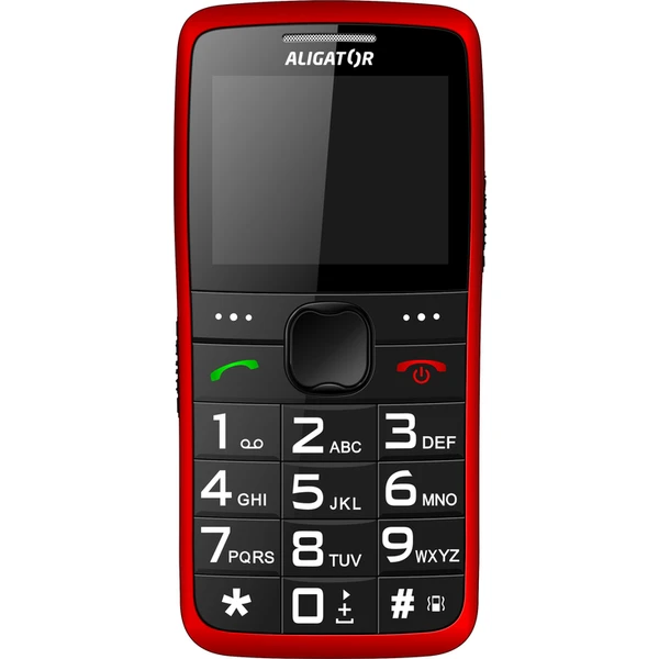 ALIGATOR A675 Senior červený + stolní nabíječka - Mobilní telefony - Obrázek E9PL600301