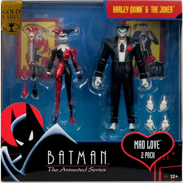 Akční figurky McFarlane Toys Batman: The Animated Series - Harley Quinn and Joker (Gold Label) 15 cm - Figurky - Obrázek E9YM000K01