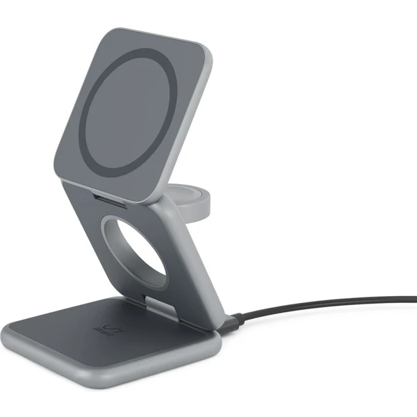 iWant Mag+ Foldable bezdrátová MagSafe nabíječka vesmírně šedá - Nabíječky - Obrázek EAH0000L01