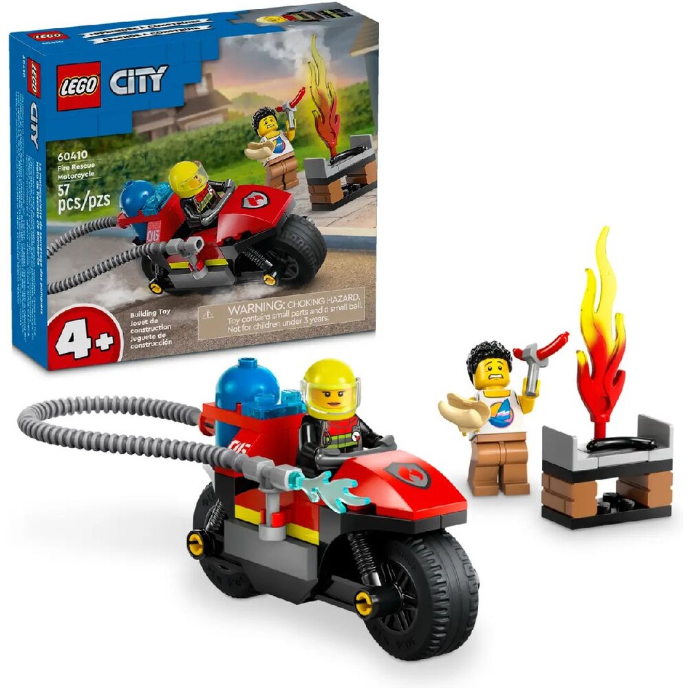 LEGO City Hasičská záchranná motorka (60410)