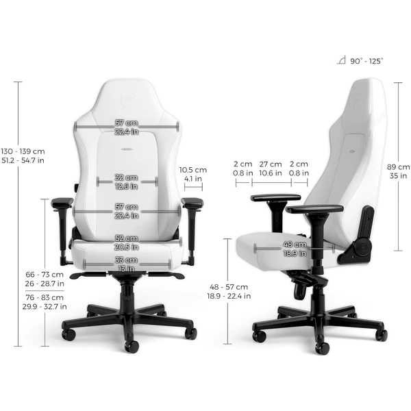 noblechairs HERO White Edition herní židle bílé - Židle - Obrázek EAUA000J01