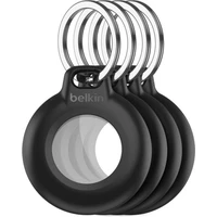 Belkin Secure Waterproof vodotěsné pouzdro na AirTag s kroužkem černé (4-pack) - Pouzdra