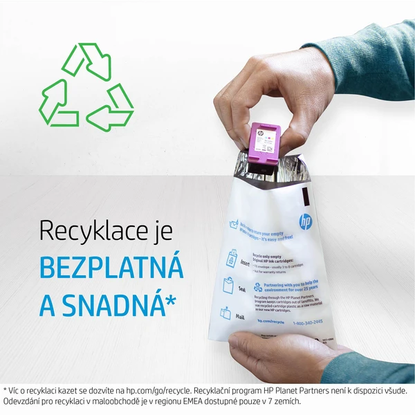 HP C2P04AE č. 62 Černá originální - Cartridge - Obrázek EBOE100501