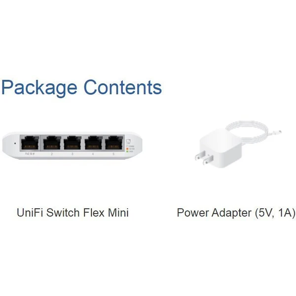 Ubiquiti UniFi Compact USW Flex Mini switch 3ks - Switche - Obrázek EBRA000N01
