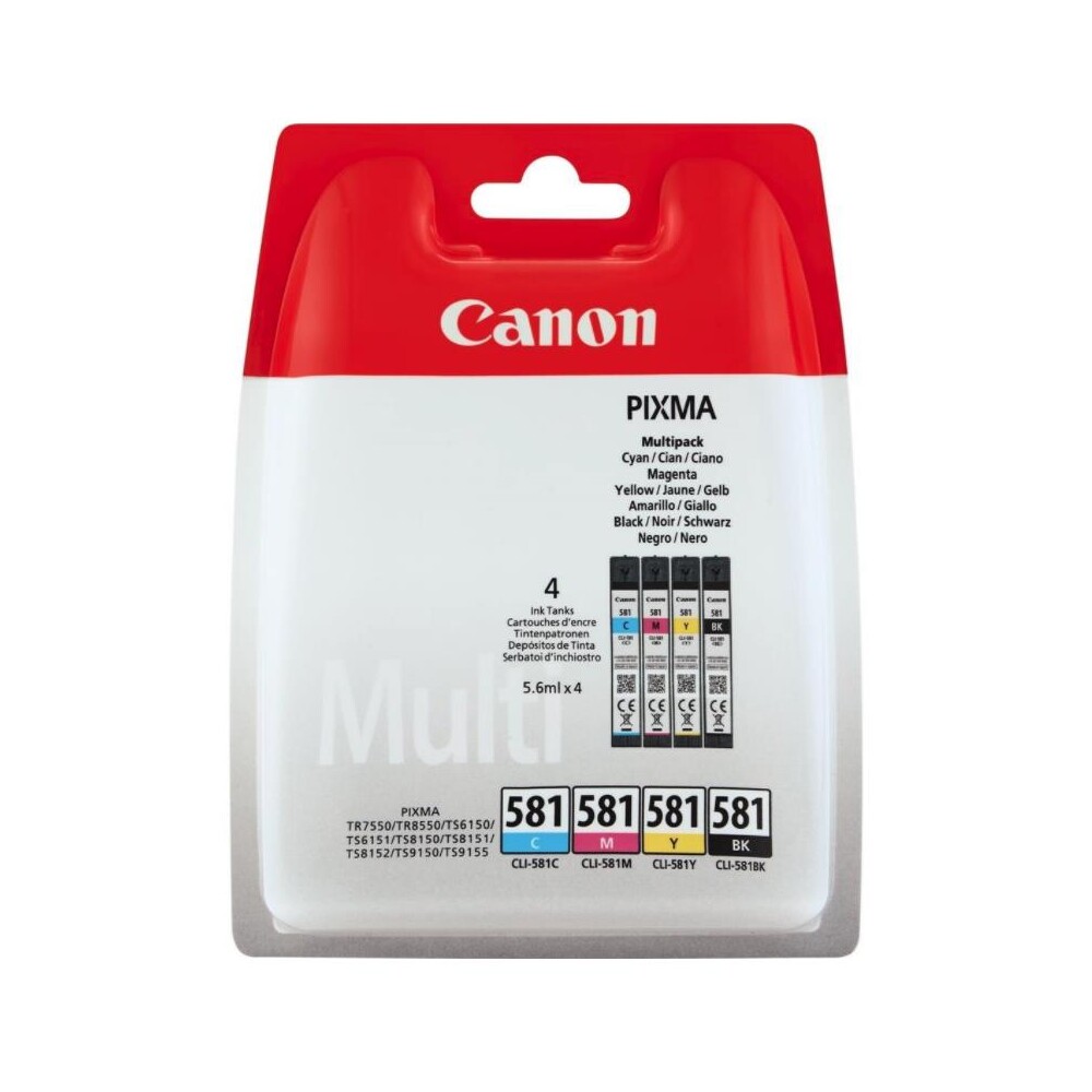 Canon Cartridge CLI-581 C/M/Y/BK MULTI BLISTER