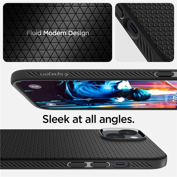 Spigen Liquid Air kryt iPhone 14 černý - Pouzdra - Obrázek EC3H300401