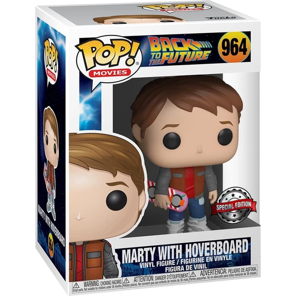 Funko POP! & Tee: Back to the Future - Marty w/Hoverboard M - Dárkové sety - Obrázek ECC8000N01