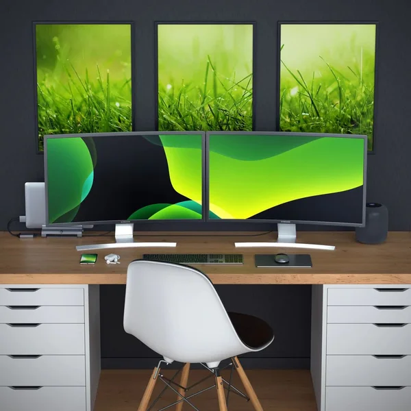 Satechi Dual HDMI Adapter stříbrný - USB huby - Obrázek ECL2700301