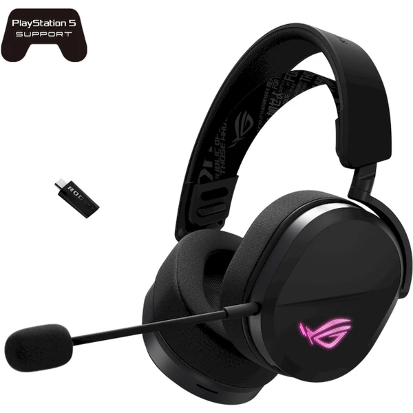 Asus ROG Pelta herní bezdrátová sluchátka černá - Sluchátka - Obrázek ECQ9000O01