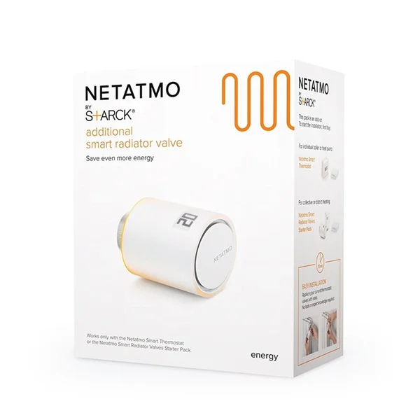 Netatmo Additional Smart Radiator Valve chytrá termostatická hlavice - Termostaty - Obrázek EDDQ600301