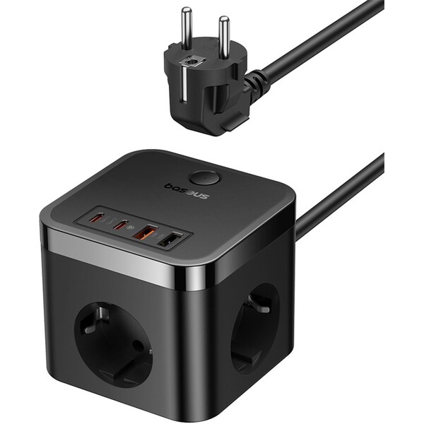 BASEUS PRKK3X2USBBASBK Černá