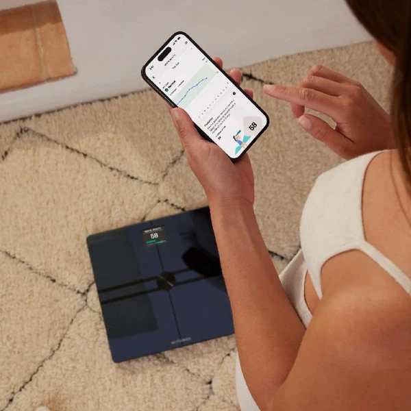 Withings Body Comp Complete Body Analysis chytrá Wi-Fi váha černá - Chytré váhy - Obrázek EDHP100501