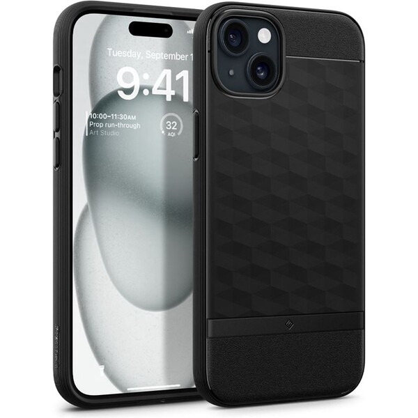 Spigen Caseology Parallax kryt s MagFit iPhone 15 matně černý