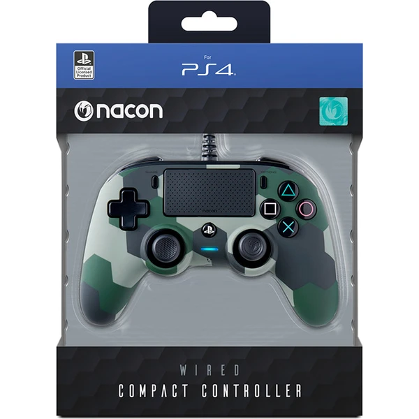 Nacon Gamepad Compact Controller Camo Green (PS4) - Herní ovladače - Obrázek EEOI100201