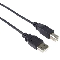PremiumCord USB-A/USB-B kabel 2m černý - Kabely a redukce