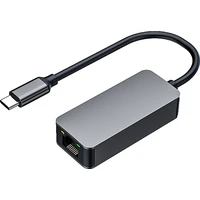 PremiumCord adaptér USB-C -> LAN RJ45 ETHERNET 2,5G/1000 MBIT Aluminium - Síťové adaptéry