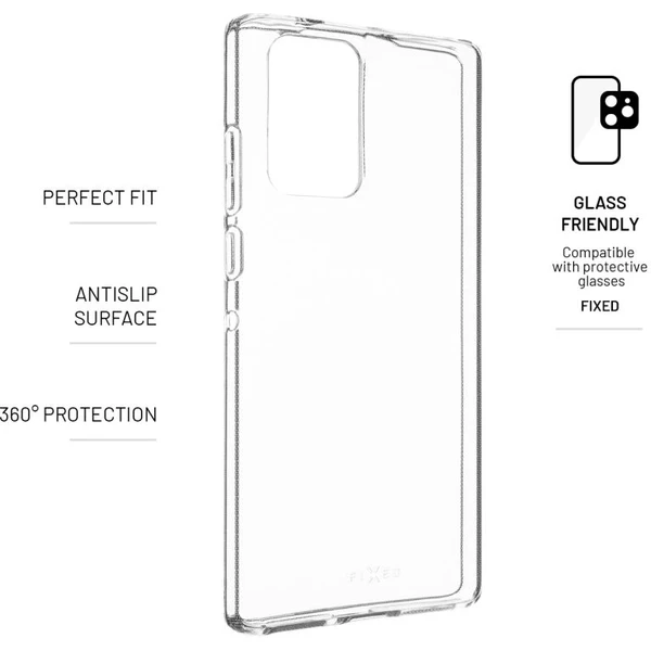 FIXED TPU kryt Motorola Edge 50 Fusion čirý - Pouzdra - Obrázek EFW5000L01