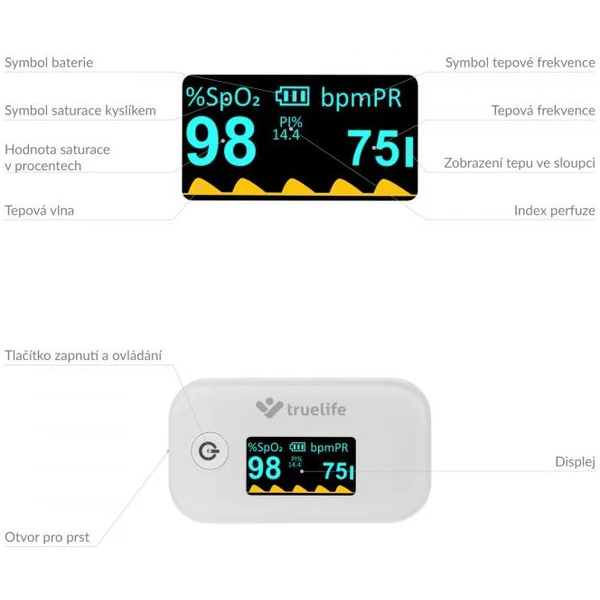 TrueLife Oximeter X3 – Pulzní oxymetr - Senzory - Obrázek EGTG300401