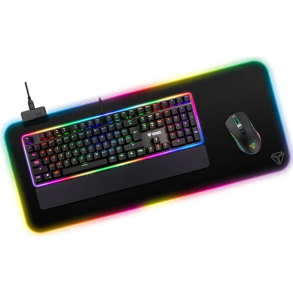 YENKEE YPM 3006 RGB Warp herní požložka - Podložky - Obrázek EHFB300401