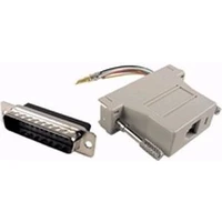 PremiumCord LPT/RJ45 redukce šedá - Kabely a redukce
