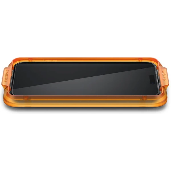 Spigen Glass tR AlignMaster 2 Pack tvrzené sklo iPhone 15 černé - Ochranné folie a skla - Obrázek EIS8000601