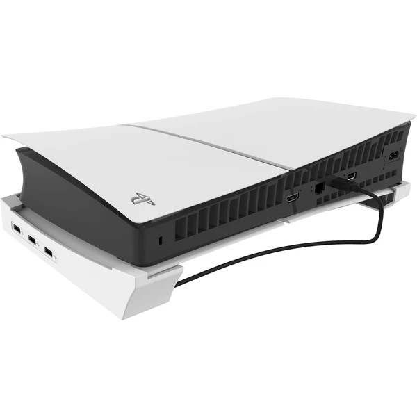 iPega P5S008 Horizontální Stojan s USB HUB pro PS5 Slim/PS5 Pro bílý - Stojánky - Obrázek EIU0000K01