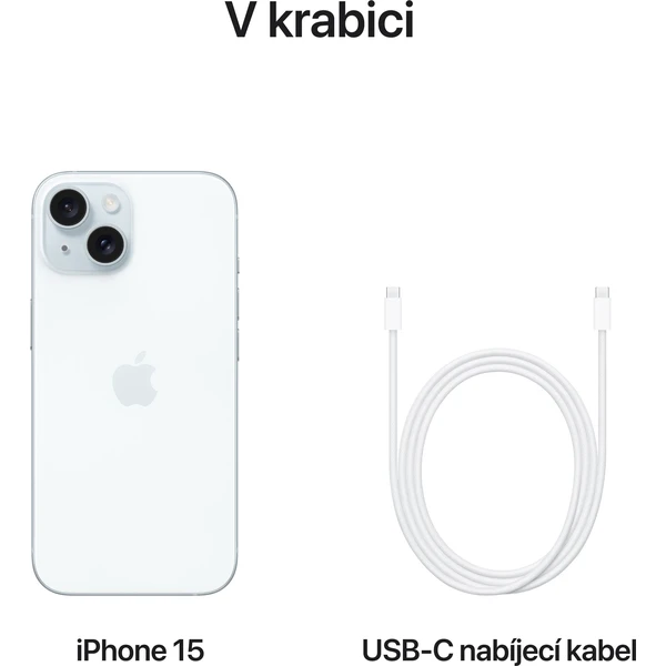 Apple iPhone 15 128GB modrý - Mobilní telefony - Obrázek EJ39000601