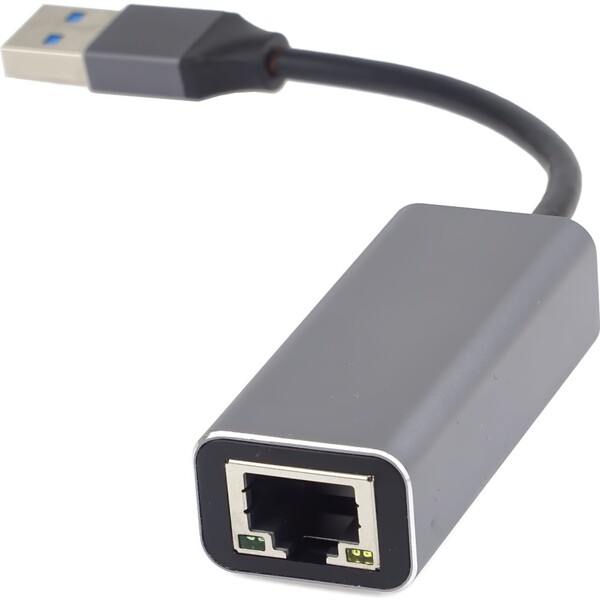 PremiumCord adaptér USB3.0 -> LAN RJ45 ETHERNET 10/100/1000 MBIT Aluminium