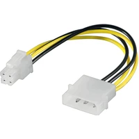 PremiumCord napájecí redukce 5.25" (molex) na P4 (4pin) - Kabely a redukce