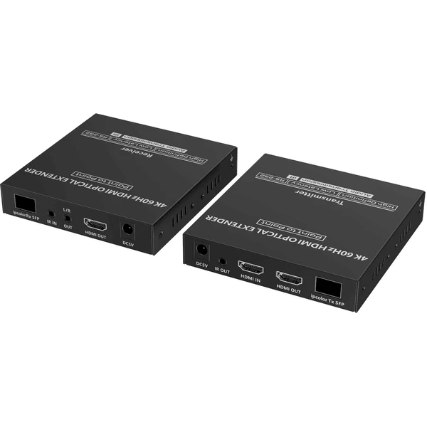 PremiumCord Optický HDMI extender 4K@60Hz 4:4:4 až na 40km - Ostatní - Obrázek EKNF000K01