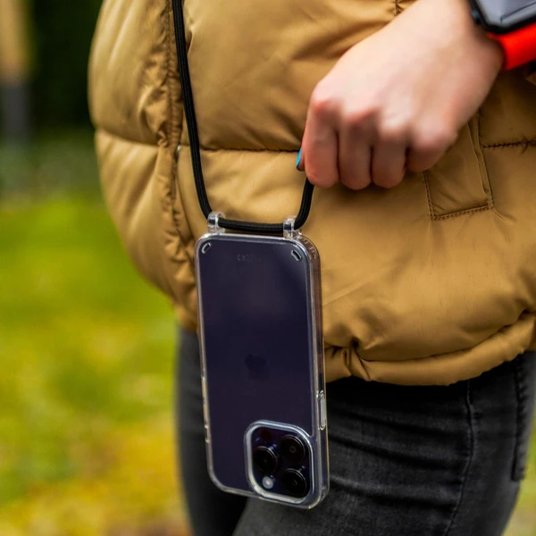 FIXED Pure Neck kryt s černou šňůrkou na krk pro Apple iPhone 7/8/SE (2020/2022) - Pouzdra - Obrázek EKQ1000601