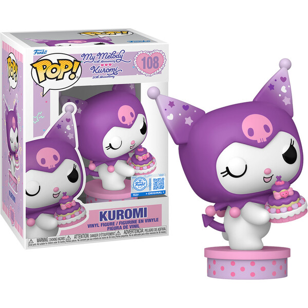 Funko POP! #108 Sanrio: Hello Kitty & Friends - Kuromi with Cake