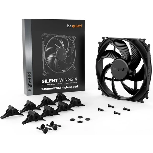 Be quiet! Silent Wings 4 PWM high-speed 140mm - Ventilátory pro PC - Obrázek ELUG300401