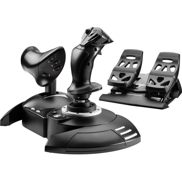 Thrustmaster T.Flight Full Kit X, pedálová sada TFRP RUDDER + Joystick Hotas Xbox series X/ S, PC   Černá