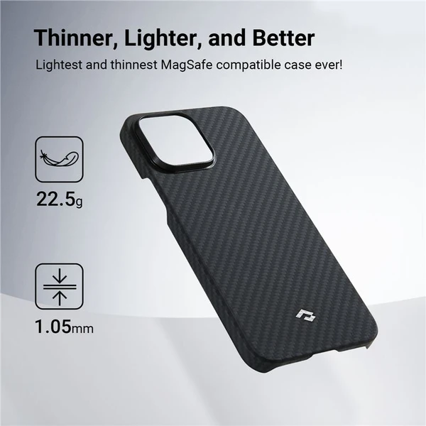 Pitaka MagEZ 3 1500D case, black/grey - iPhone 14 Pro - Pouzdra - Obrázek EML9000601