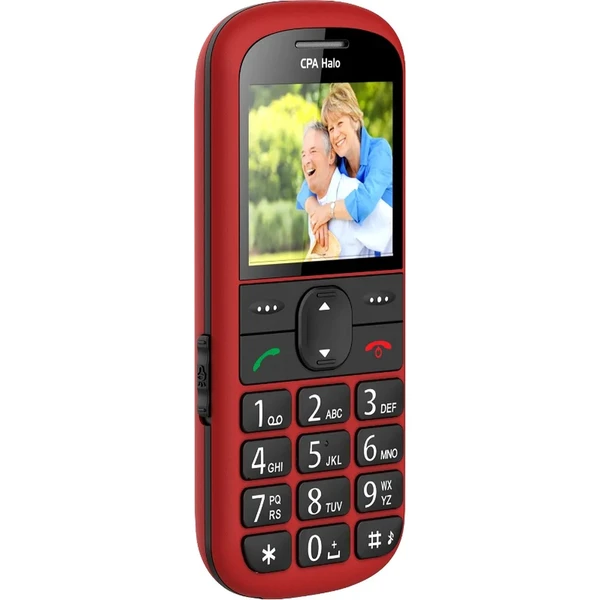CPA Halo 21 Senior červený s nabíjecím stojánkem - Mobilní telefony - Obrázek EOD6000K01